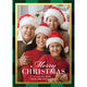 Green Plaid Gold Foil Border Photo Cards Image 2 of 3